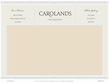 Tablet Screenshot of carolands.org